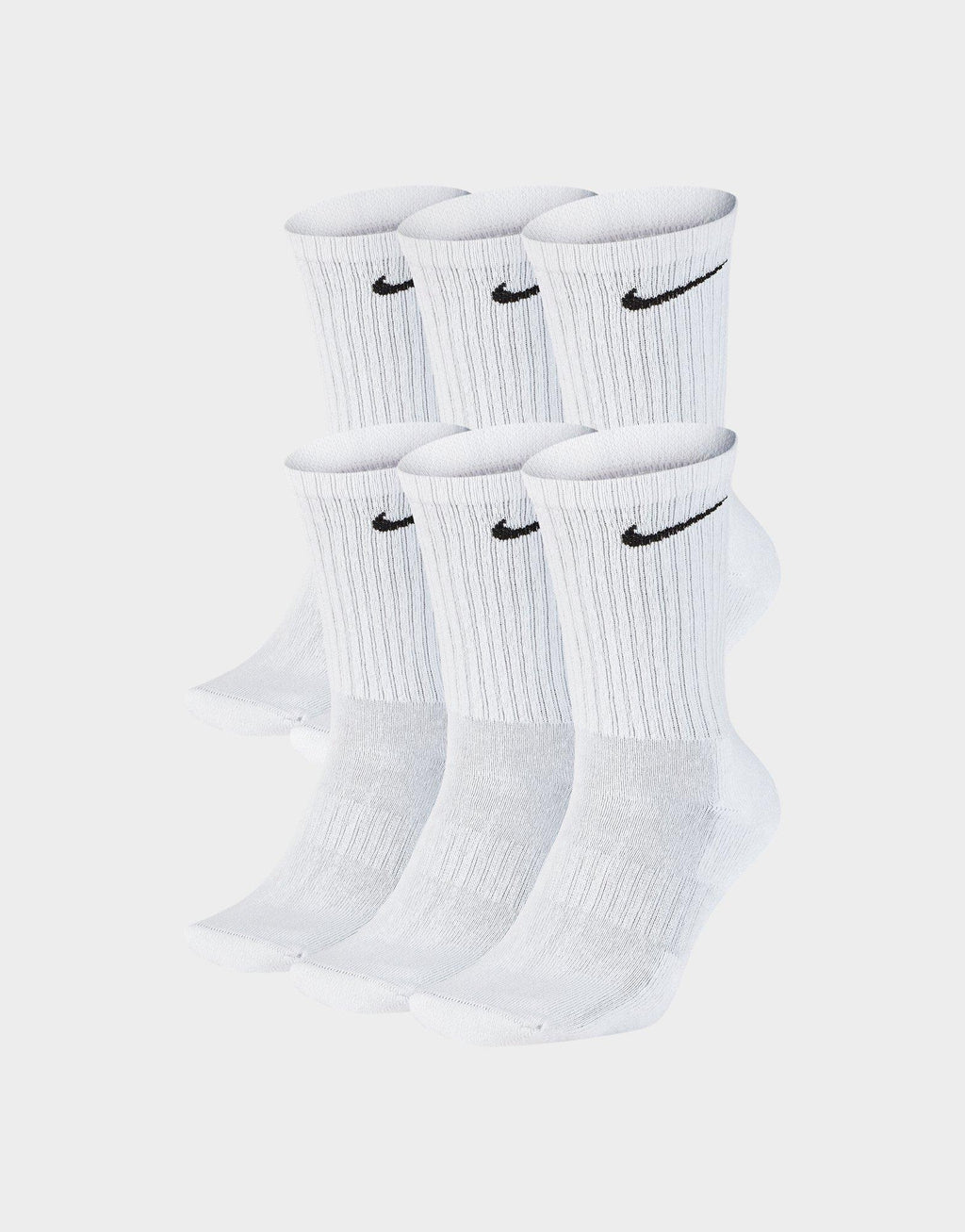 6-Pack Everyday Cushioned Training Crew Socks