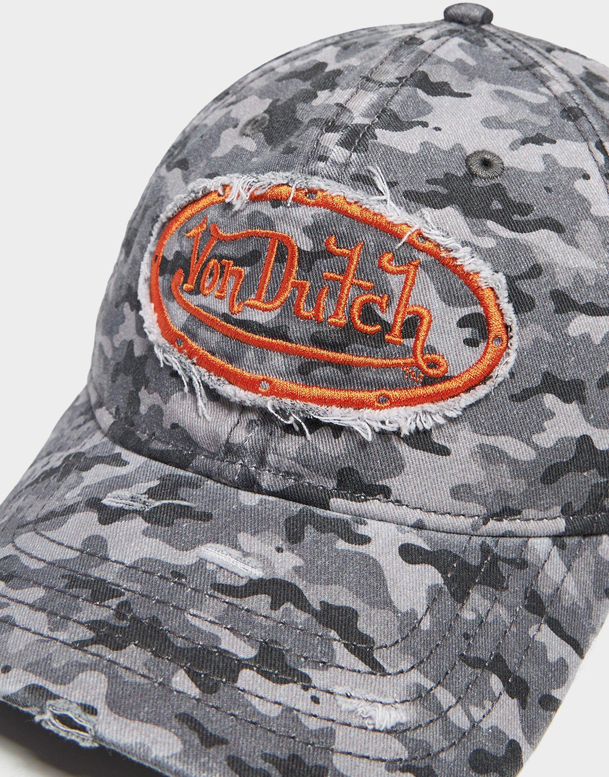 Dad Distressed Camo Cap