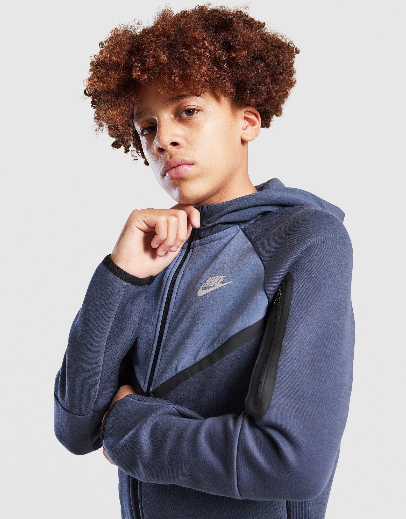 Tech Mix Full Zip Hoodie Junior