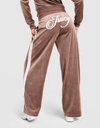 Script Velour Track Top