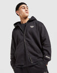 Chain Stitch Full-Zip Hoodie