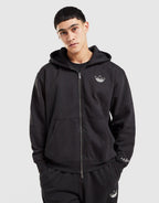Chain Stitch Full-Zip Hoodie