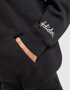 Chain Stitch Full-Zip Hoodie