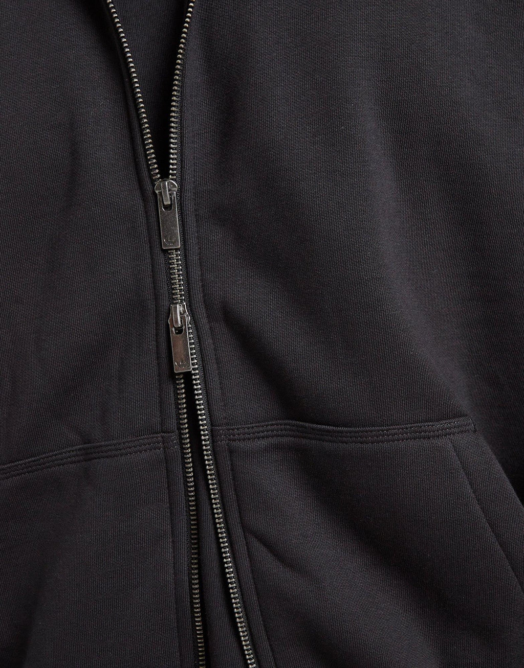 Chain Stitch Full-Zip Hoodie