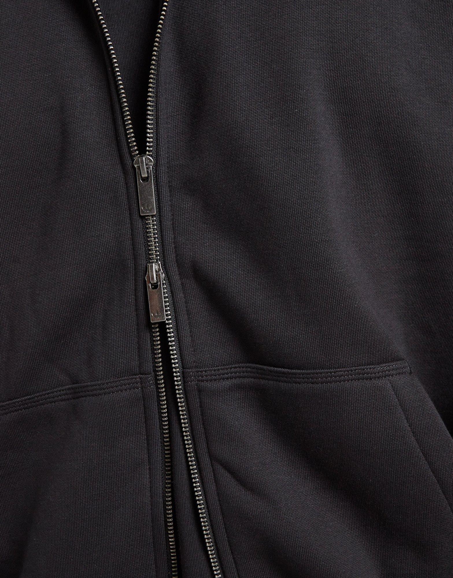 Chain Stitch Full-Zip Hoodie